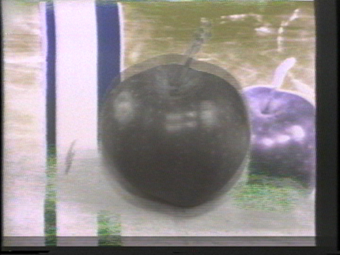 Peer Bode video still from Apple(s) 1978
